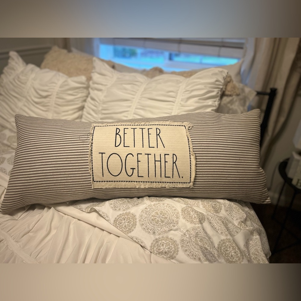 Long decorative pillow